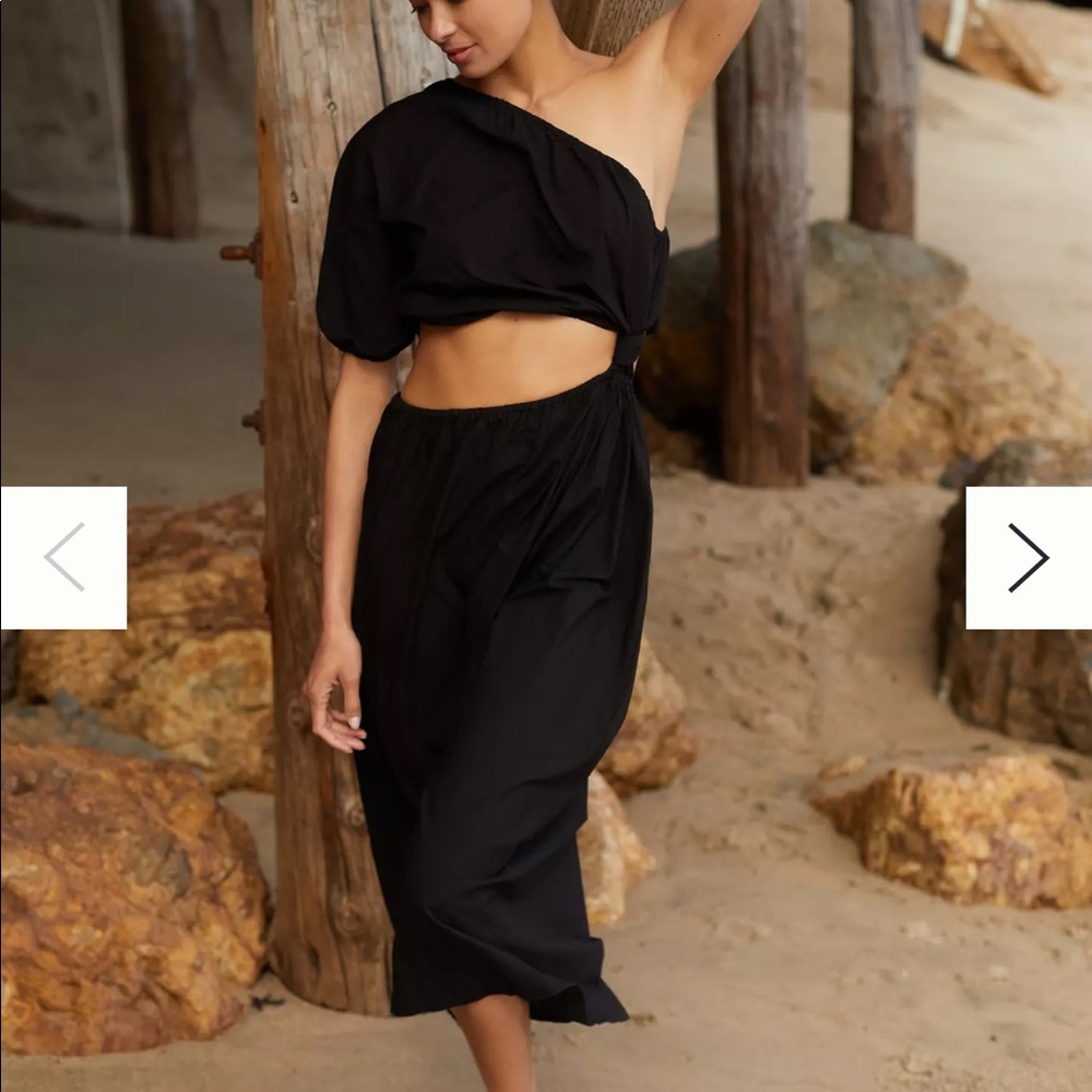 Black two piece dress